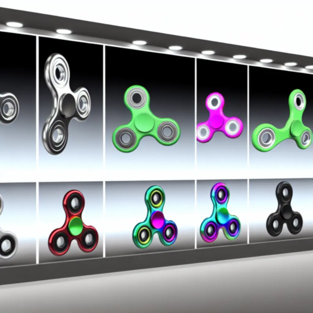 Változatos fidget spinner modellek a HUSpinerZone játék galériájában