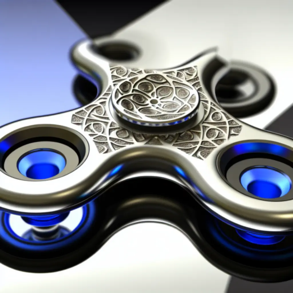 Limitált szériás, egyedi mintázatú fidget spinner